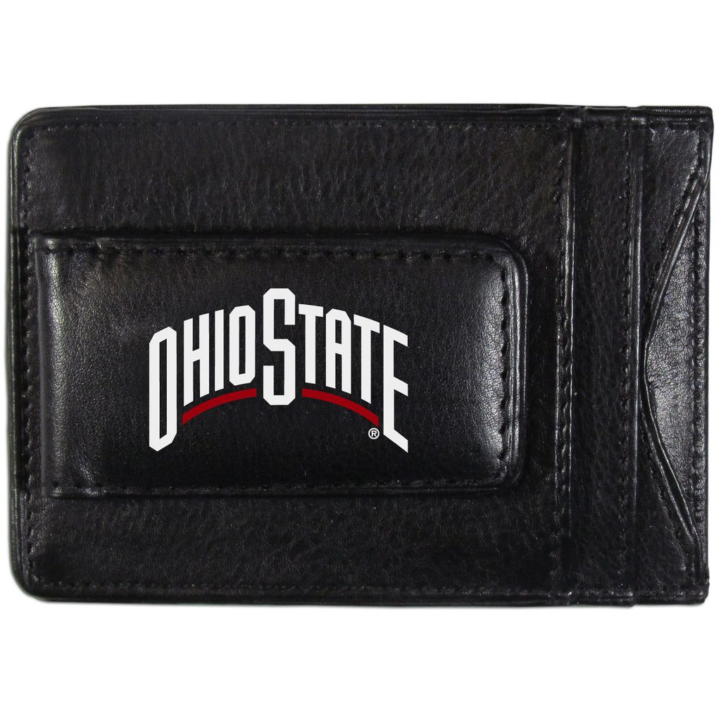 Ohio St. Buckeyes Logo Leather Cash & Cardholder