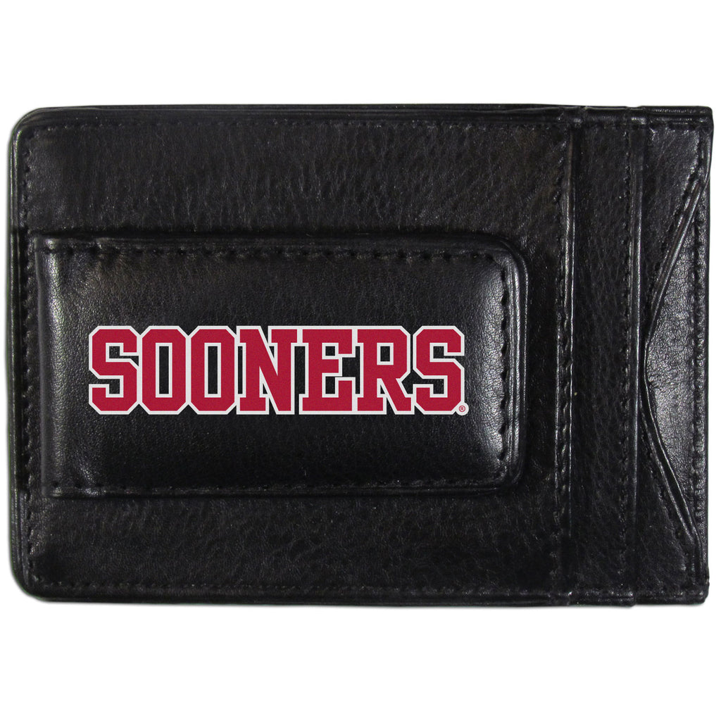 Oklahoma Sooners   Logo Leather Cash and Cardholder 