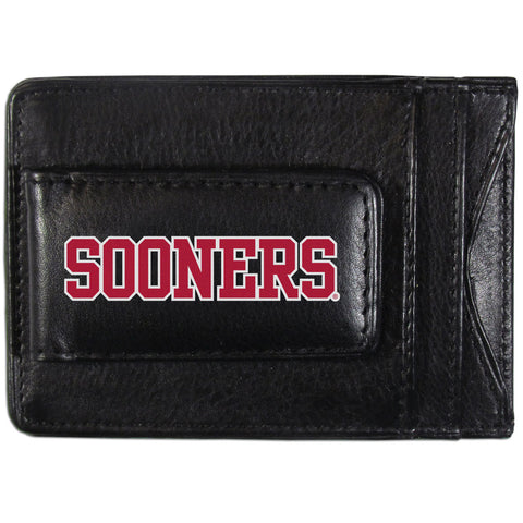 Oklahoma Sooners Logo Leather Cash & Cardholder