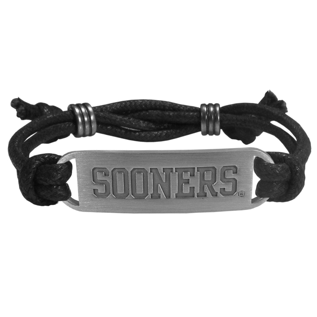 Oklahoma Sooners Cord Bracelet
