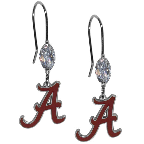 Alabama Crimson Tide Crystal Dangle Earrings