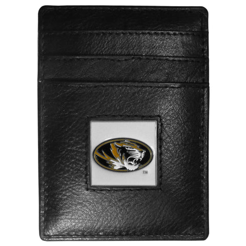 Missouri Tigers Leather Money Clip/Cardholder