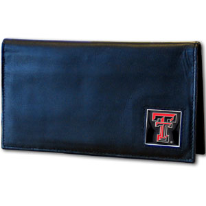 Texas Tech Raiders Deluxe Leather Checkbook Cover