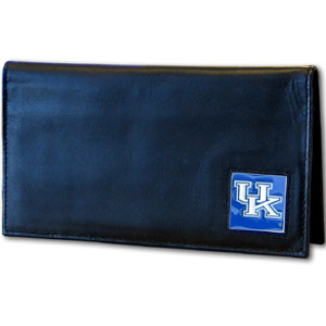 Kentucky Wildcats Deluxe Leather Checkbook Cover