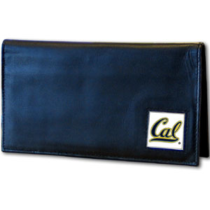 Cal Berkeley Bears Deluxe Leather Checkbook Cover