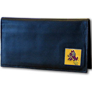 Arizona St. Sun Devils Deluxe Leather Checkbook Cover