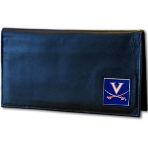 Virginia Cavaliers Deluxe Leather Checkbook Cover
