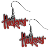 Nebraska Cornhuskers Dangle Earrings