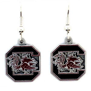 South Carolina Gamecocks Dangle Earrings