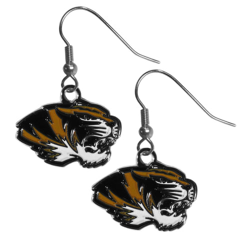 Missouri Tigers Dangle Earrings - Chrome