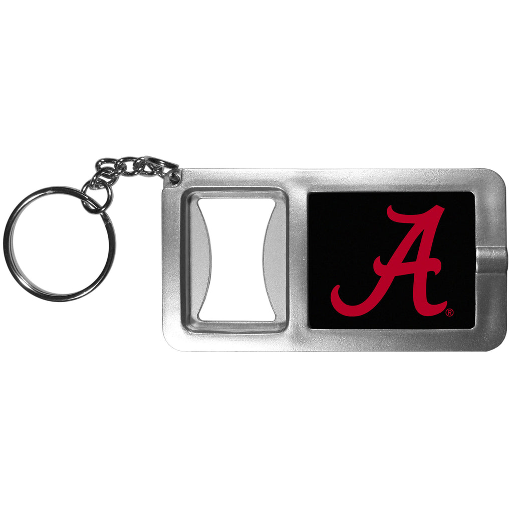 Alabama Crimson Tide Flashlight Key Chain with Bottle Opener