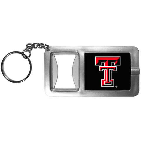 Texas Tech Raiders Flashlight Key Chain with Bottle Opener