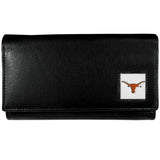 Texas Longhorns Leather Trifold Wallet