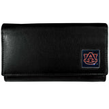 Auburn Tigers Leather Trifold Wallet