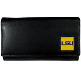 LSU Tigers Leather Trifold Wallet