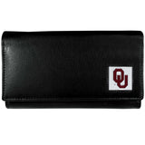 Oklahoma Sooners Leather Trifold Wallet