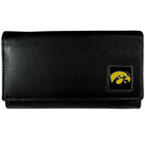 Iowa Hawkeyes Leather Trifold Wallet