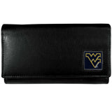 W. Virginia Mountaineers Leather Trifold Wallet