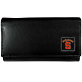 Syracuse Orange Leather Trifold Wallet