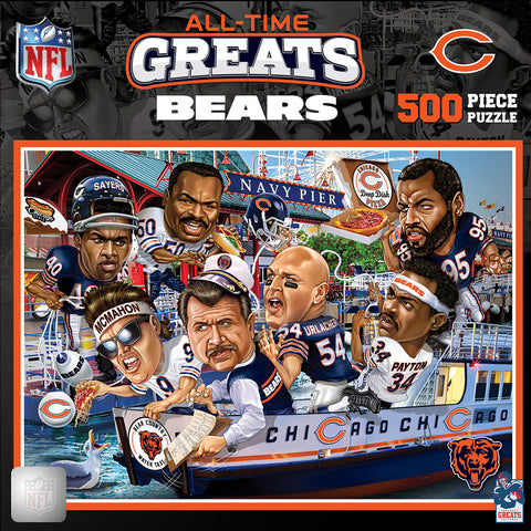 Chicago Bears Puzzle 500 Piece All Time Greats