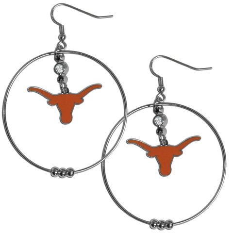 Texas Longhorns 2 Inch Hoop Earrings