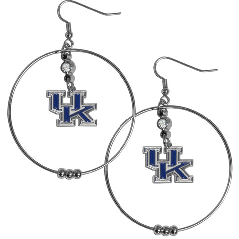 Kentucky Wildcats 2 Inch Hoop Earrings