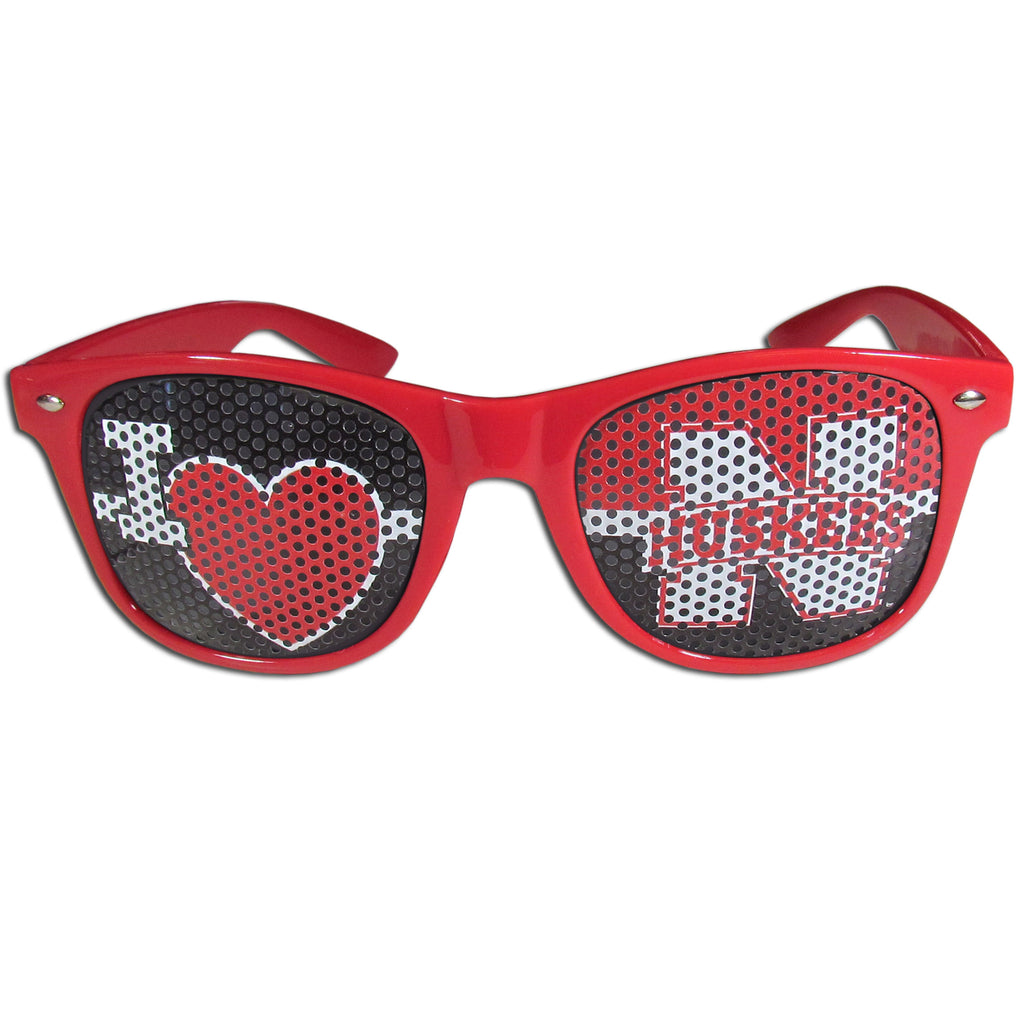 Nebraska Cornhuskers I Heart Game Day Shades