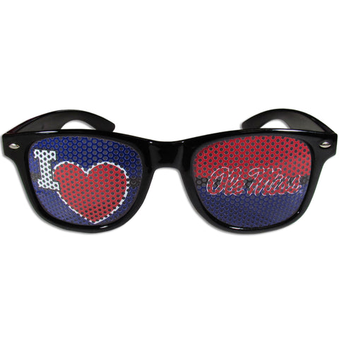 Mississippi Rebels I Heart Game Day Shades