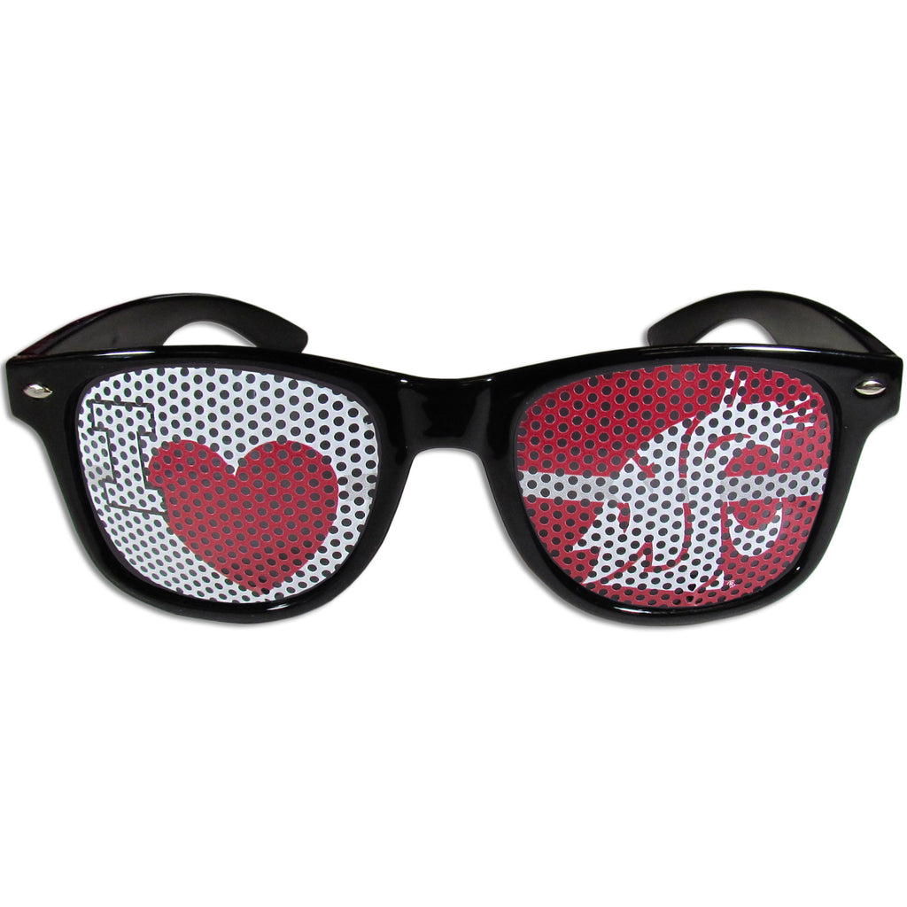 Washington St. Cougars I Heart Game Day Shades