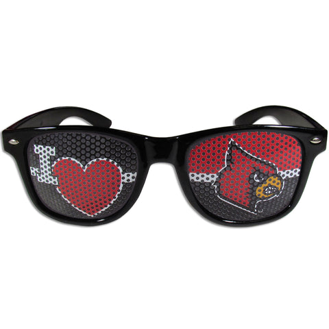 Louisville Cardinals   I Heart Game Day Shades 
