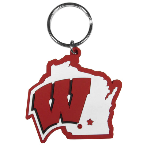 Wisconsin Badgers Home State Flexi Key Chain