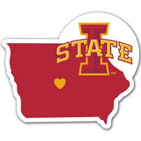 Iowa St. Cyclones Home State Decal