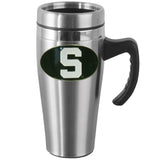 Michigan St. Spartans Steel Travel Mug