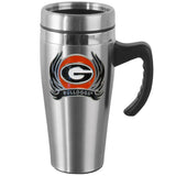 Georgia Bulldogs Steel Travel Mug w/Handle
