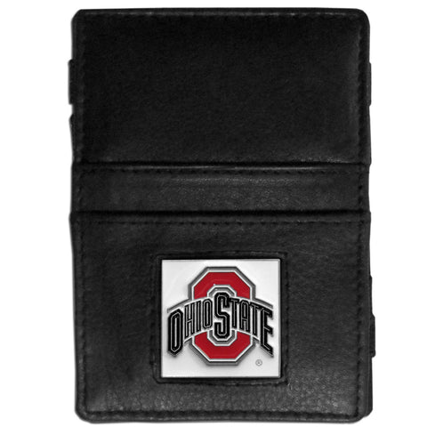 Ohio State Buckeyes   Leather Jacob's Ladder Wallet 
