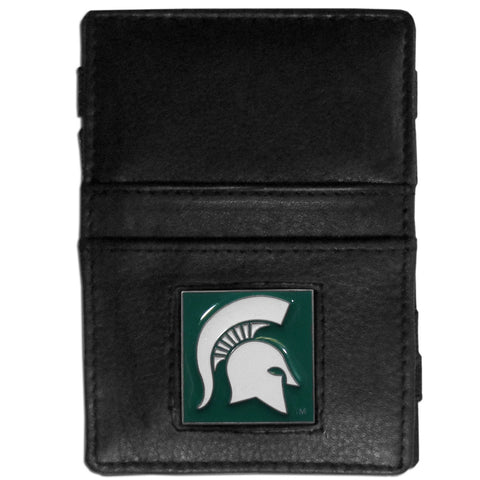 Michigan St. Spartans Leather Jacob's Ladder Wallet