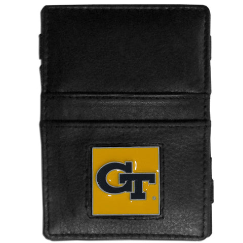 Georgia Tech Yellow Jackets Leather Jacob's Ladder Wallet