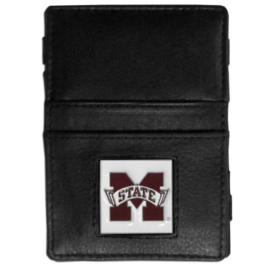 Mississippi St. Bulldogs Leather Jacob's Ladder Wallet