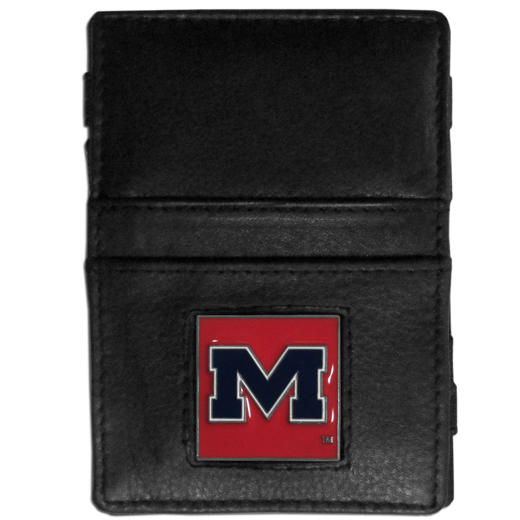 Ole Miss Rebels   Leather Jacob's Ladder Wallet 