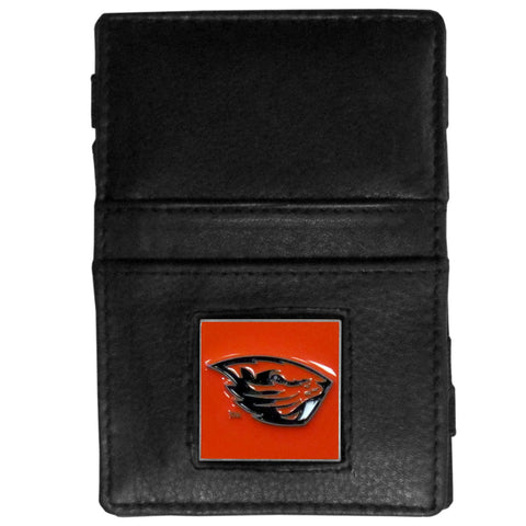 Oregon St. Beavers Leather Jacob's Ladder Wallet