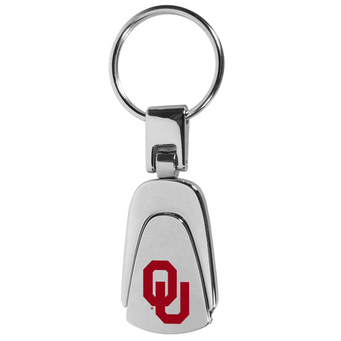 Oklahoma Sooners Steel Teardrop Key Chain
