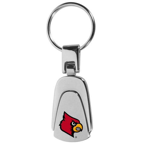 Louisville Cardinals Steel Teardrop Key Chain