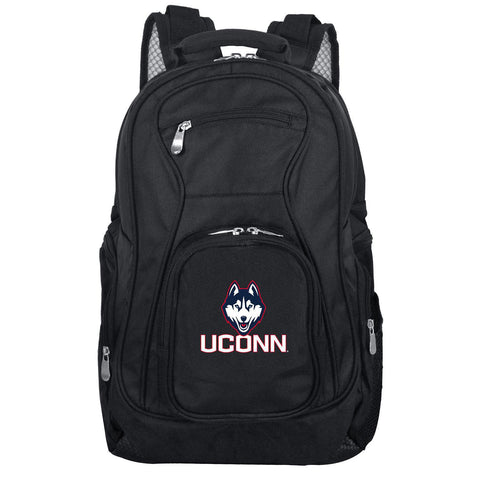 Connecticut Huskies Backpack Laptop-BLACK
