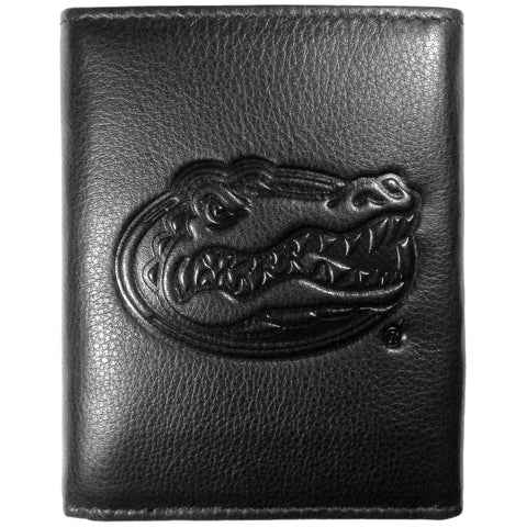 Florida Gators Embossed Leather Trifold Wallet