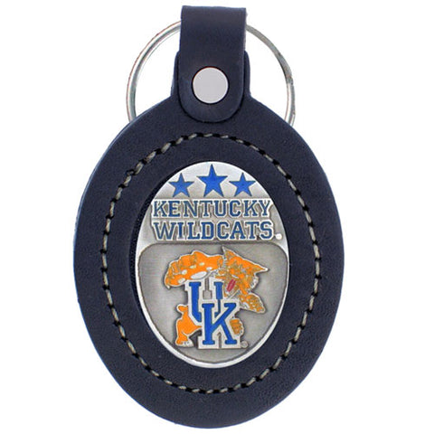 Kentucky Wildcats Large Leather Key Chain