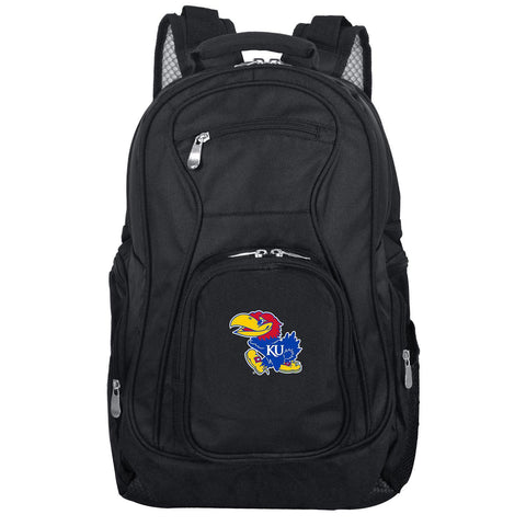 Kansas Jayhawks Backpack Laptop-BLACK