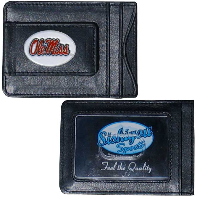 Ole Miss Rebels   Leather Cash & Cardholder 