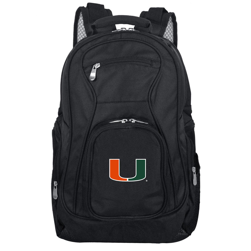 Miami Hurricanes Backpack Laptop-BLACK