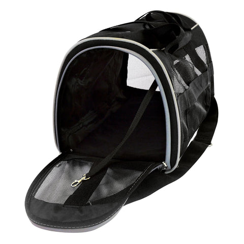 UNC Tar Heels Pet Carrier Premium 16in bag-GRAY