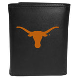 Texas Longhorns Leather Trifold Wallet